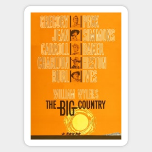 The Big Country Movie Poster Sticker